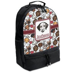 Dog Faces Backpacks - Black (Personalized)