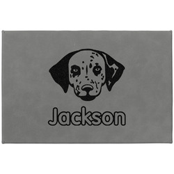 Dog Faces Large Gift Box w/ Engraved Leather Lid (Personalized)
