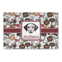 Dog Faces Large Rectangle Car Magnet (Personalized)