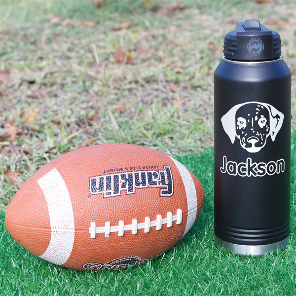 Dog Faces Laser Engraved Water Bottles - In Context