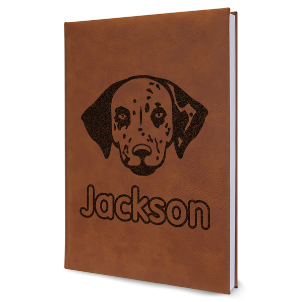 Custom Dog Faces Leather Sketchbook (Personalized)