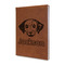 Dog Faces Leather Sketchbook - Small - Double Sided (Personalized)