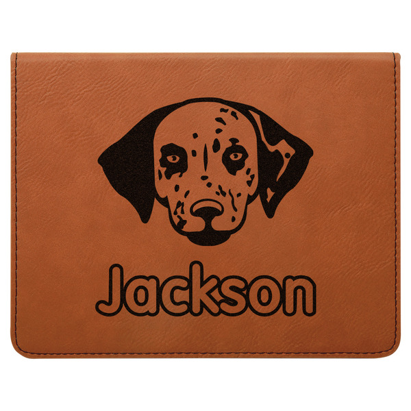 Dog Faces Leatherette 4-Piece Wine Tool Set Flat