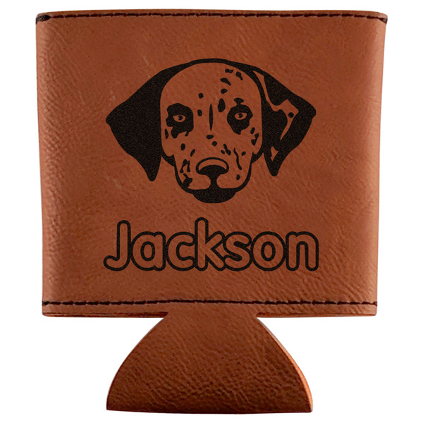 Custom Dog Faces Leatherette Can Sleeve (Personalized)