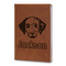 Dog Faces Leatherette Journal - Large - Double Sided (Personalized)