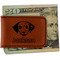 Dog Faces Leatherette Magnetic Money Clip (Personalized)