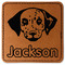 Dog Faces Leatherette Patches - Square