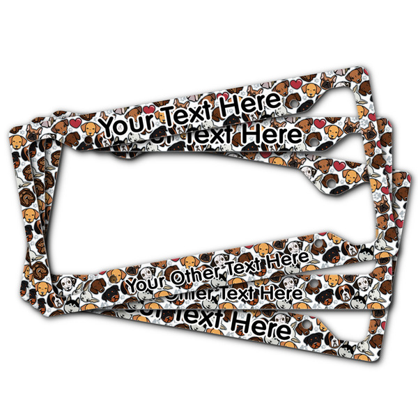 Dog Faces License Plate Frames - (PARENT MAIN)