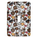 Dog Faces Light Switch Cover
