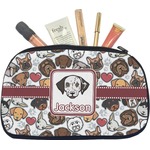 Dog Faces Makeup / Cosmetic Bag - Medium (Personalized)