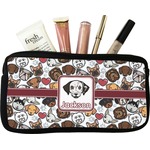 Dog Faces Makeup / Cosmetic Bag - Small (Personalized)