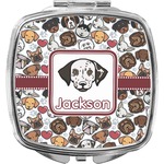 Dog Faces Compact Makeup Mirror (Personalized)