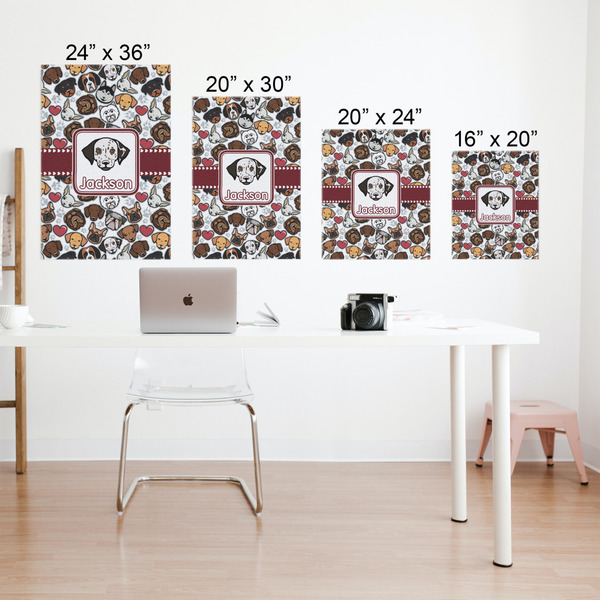 Dog Faces Matte Poster - Sizes