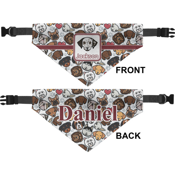 Dog Faces Medium Dog Bandana Approval