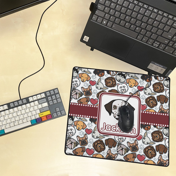 Dog Faces Medium Gaming Mats - LIFESTYLE