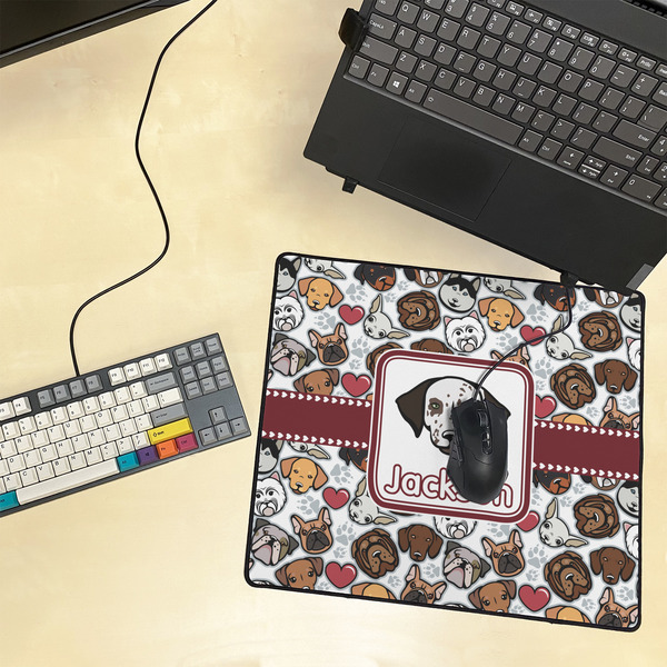 Dog Faces Medium Gaming Mats - LIFESTYLE