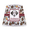Dog Faces Poly Film Empire Lampshade - Front View
