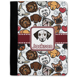 Dog Faces Notebook Padfolio - Medium w/ Name or Text