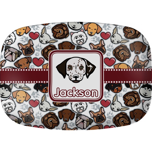 Custom Dog Faces Melamine Platter (Personalized)