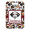 Dog Faces Metal Luggage Tag - Front Without Strap
