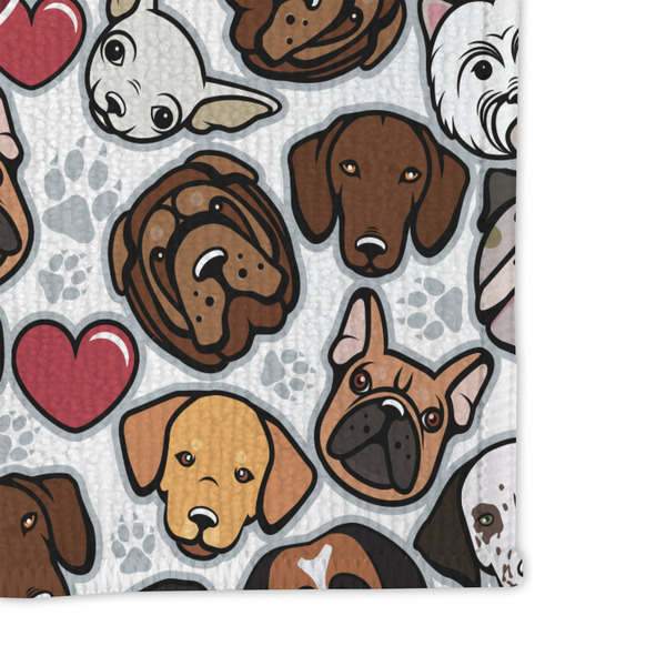 Dog Faces Microfiber Dish Rag - DETAIL