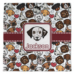 Dog Faces Microfiber Dish Towel (Personalized)