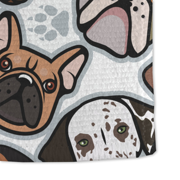Dog Faces Microfiber Dish Towel - DETAIL
