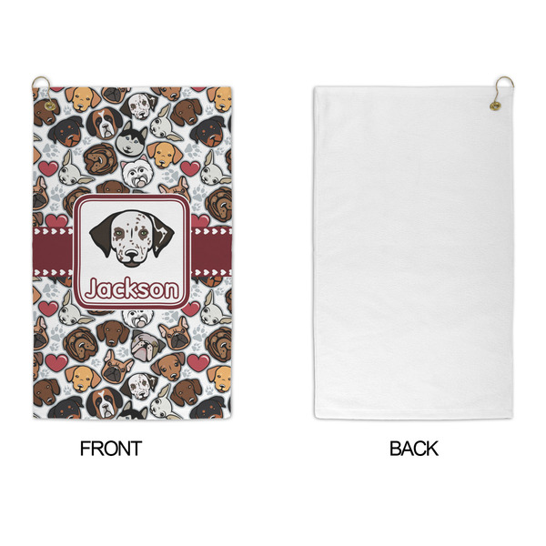 Dog Faces Microfiber Golf Towels - APPROVAL