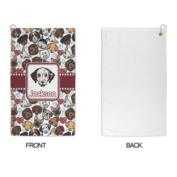 Dog Faces Microfiber Golf Towels - APPROVAL