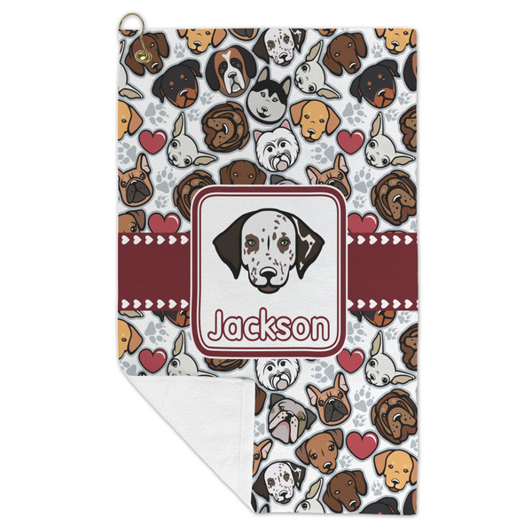 Dog Faces Microfiber Golf Towels - FOLD