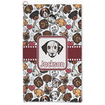 Dog Faces Microfiber Golf Towel (Personalized)