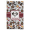 Dog Faces Microfiber Golf Towel - Large (Personalized)
