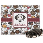 Dog Faces Dog Blanket - Regular (Personalized)