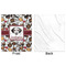 Dog Faces Minky Blanket - 50"x60" - Single Sided - Front & Back