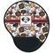 Dog Faces Mouse Pad with Wrist Support - Main
