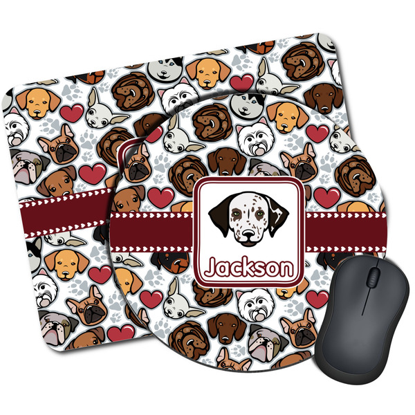 Custom Dog Faces Mouse Pad (Personalized)