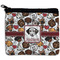 Dog Faces Neoprene Coin Purse - Front