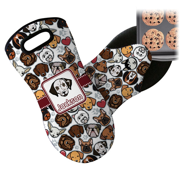 Dog Faces Neoprene Oven Mitt