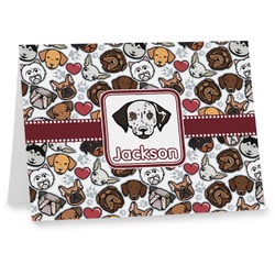 Dog Faces Note cards (Personalized)
