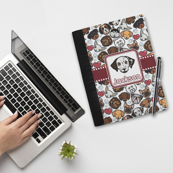 Dog Faces Notebook Padfolio - LIFESTYLE (large)