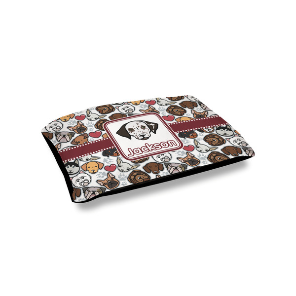 Custom Dog Faces Outdoor Dog Bed - Small (Personalized)