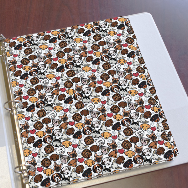 Dog Faces Page Dividers - Set of 5 - In Context