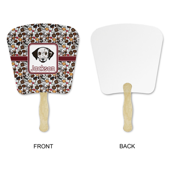 Dog Faces Paper Fans - Approval