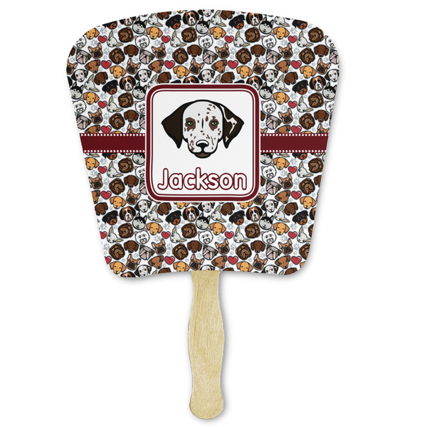 Custom Dog Faces Paper Fan (Personalized)