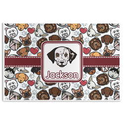 Dog Faces Disposable Paper Placemats (Personalized)