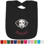 Dog Faces Cotton Baby Bib (Personalized)