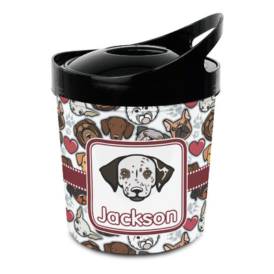 Dog Faces Plastic Ice Bucket (Personalized)