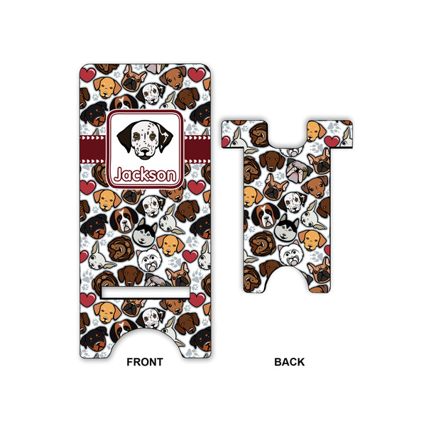 Dog Faces Phone Stand - Front & Back