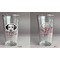 Dog Faces Pint Glass - Two Content - Approval