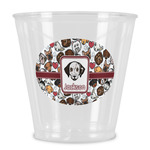 Dog Faces Plastic Shot Glass (Personalized)